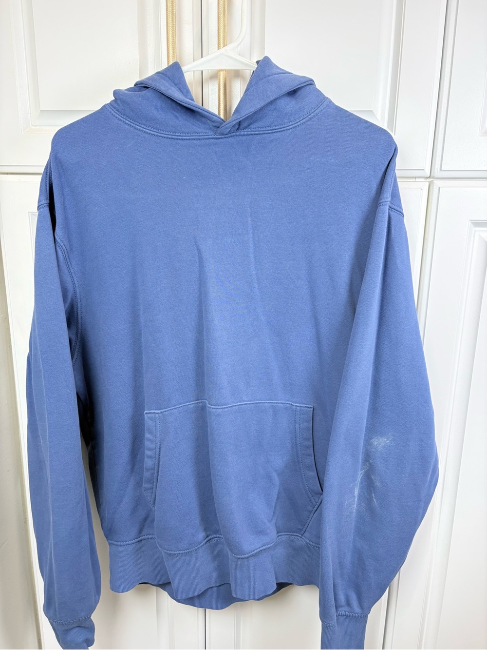 Old Navy Light Blue Pullover Hoodie - Men's Casual Sweatshirt